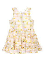 Mabel And Honey Bananas Printed Crinkle Chiffon Dress