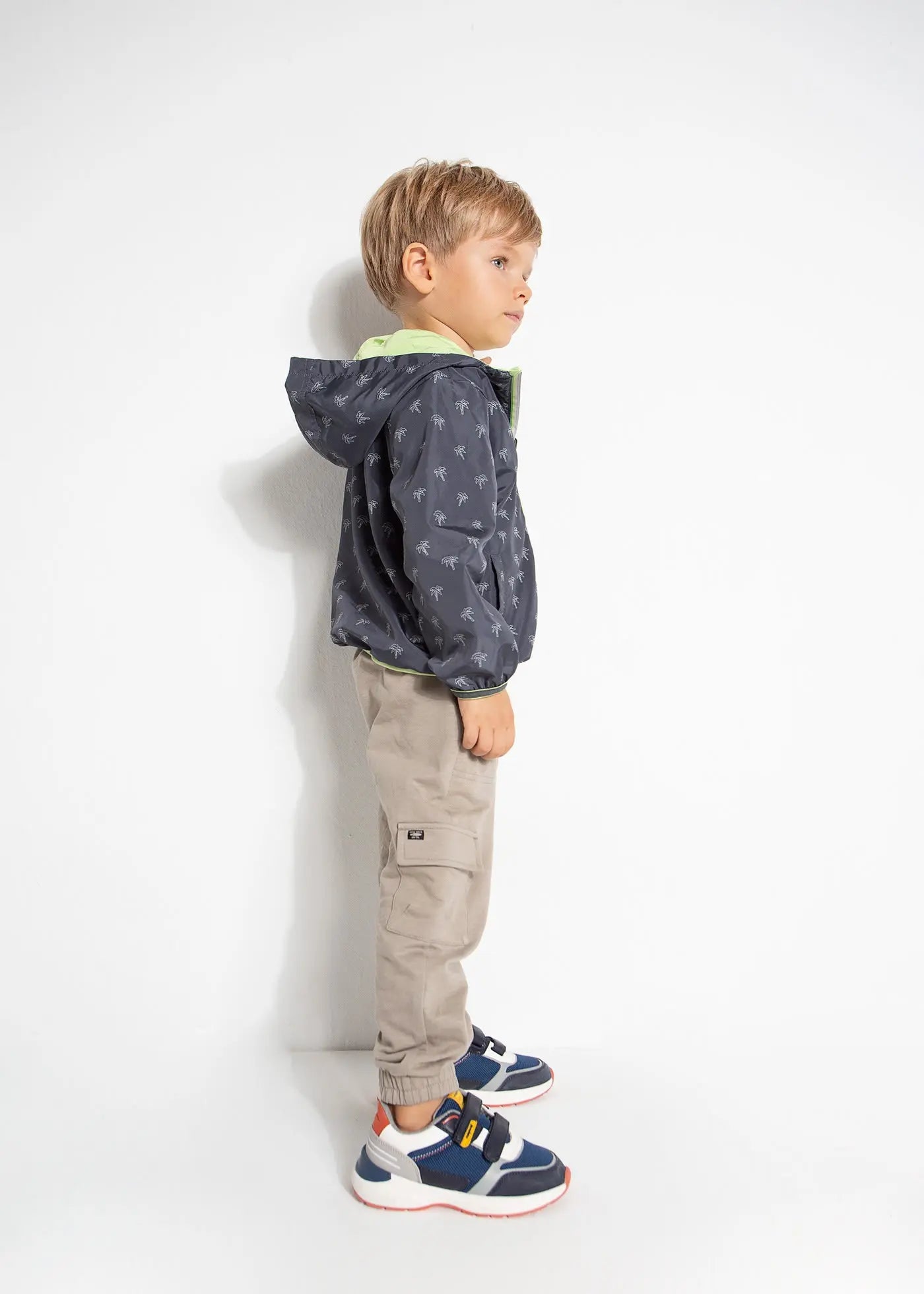 Mayoral Boy Reversible Windbreaker Jacket Lime