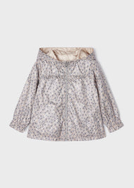 Mayoral Girl Reversible Windbreaker Jacket Almond