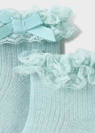 Mayoral Newborn Socks Lenzing Ecovero Viscose Jade
