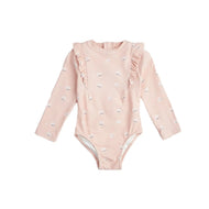 MILES THE LABEL LONG SLEEVE SWIMSUIT PINK