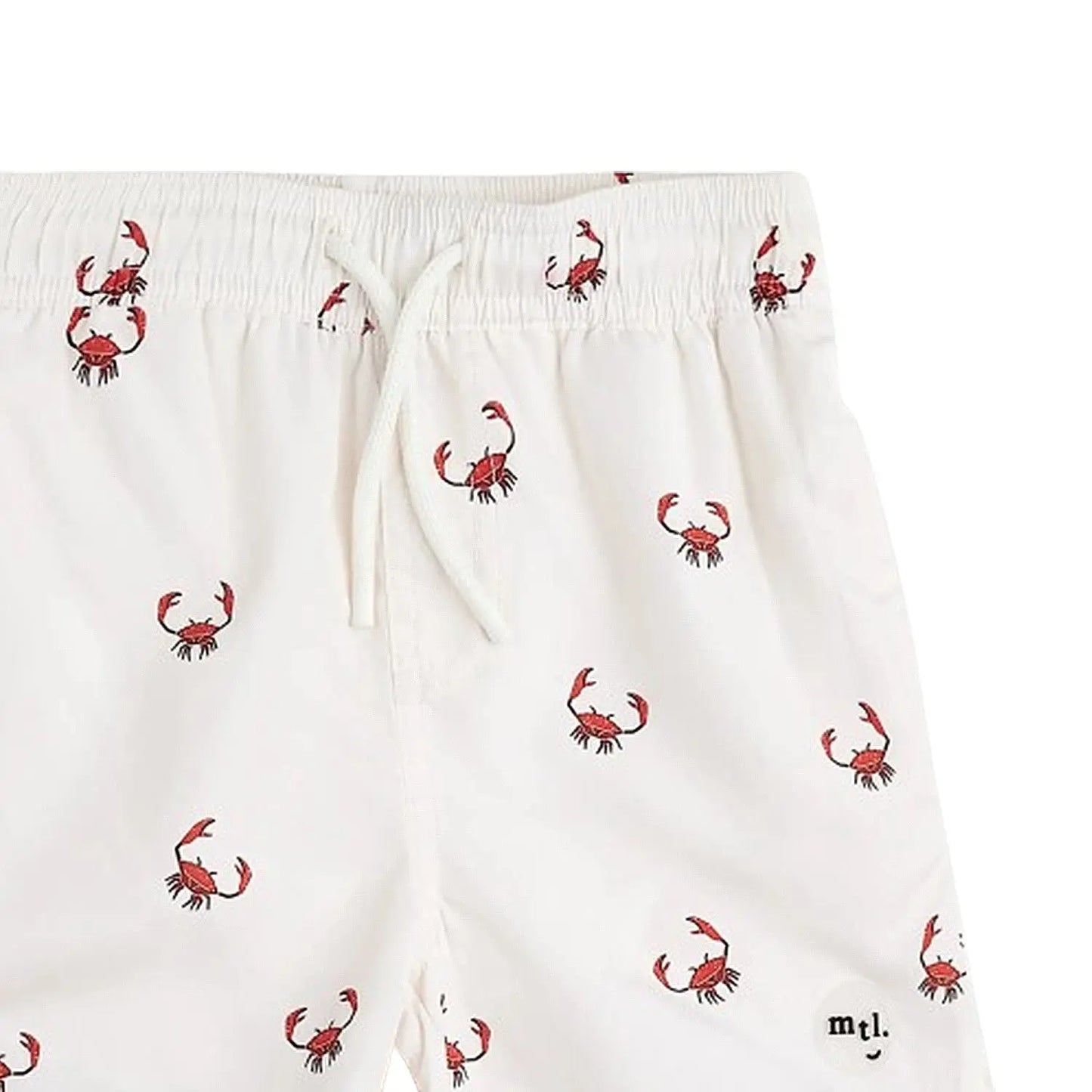 MILES THE LABEL PRINTED SWIM SHORTS CRAB - baby enRoute