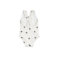 MILES THE LABEL RUFFLED SWIMSUIT PALM TREES