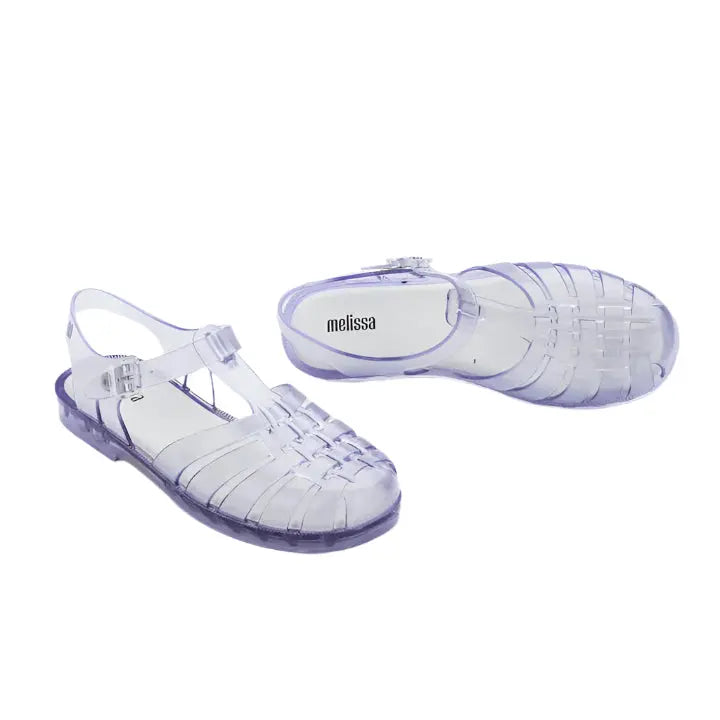 MINI MELISSA CHILD POSSESSION SANDAL CLEAR GLASS