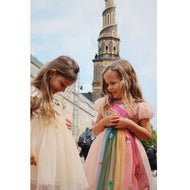 Konges Slojd Starla Puff Sleeve Dress Gold Blush