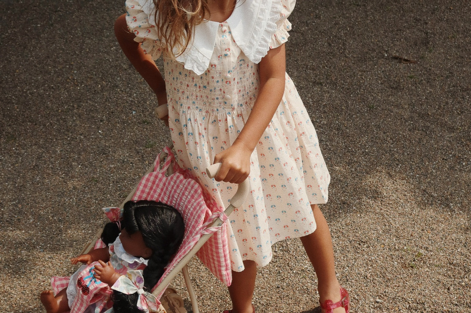 KONGES SLOJD MIDSUMMER DRESS GOTS PIPA PETITE