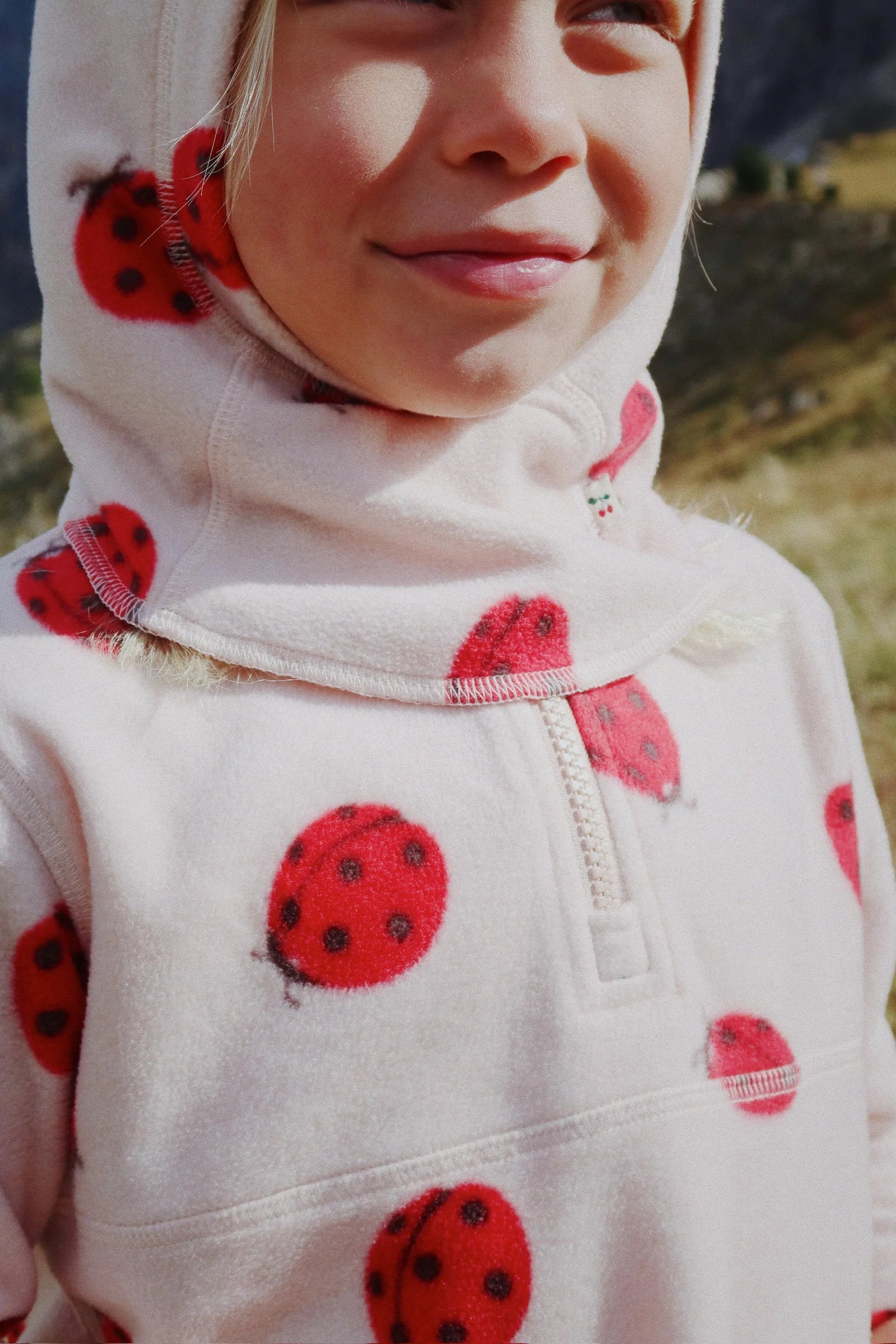 Konges Slojd Tavi Fleece Sweatshirt Ladybug