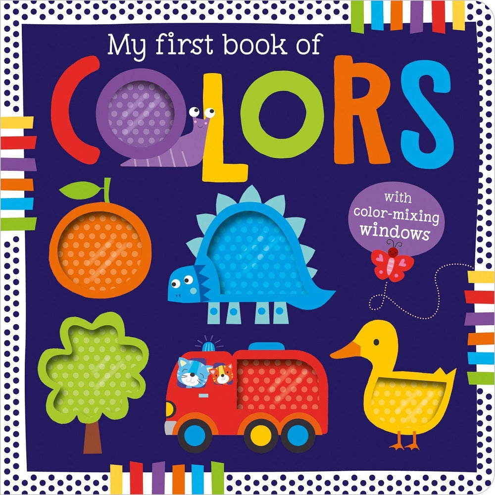 My First Book Of Colors by Make Believe Ideas, a colorful kids' educational book with color-mixing windows.