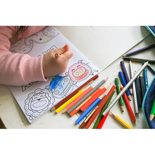 Marcus & Marcus Healthy Eating Colouring Book With Sticker