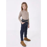 Mayoral Girls Denim Pants With Belt
