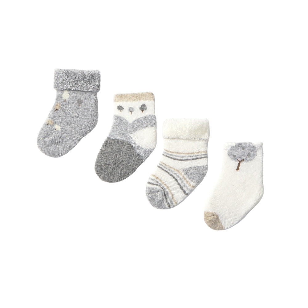 Mayoral Newborn 4-Pack Socks