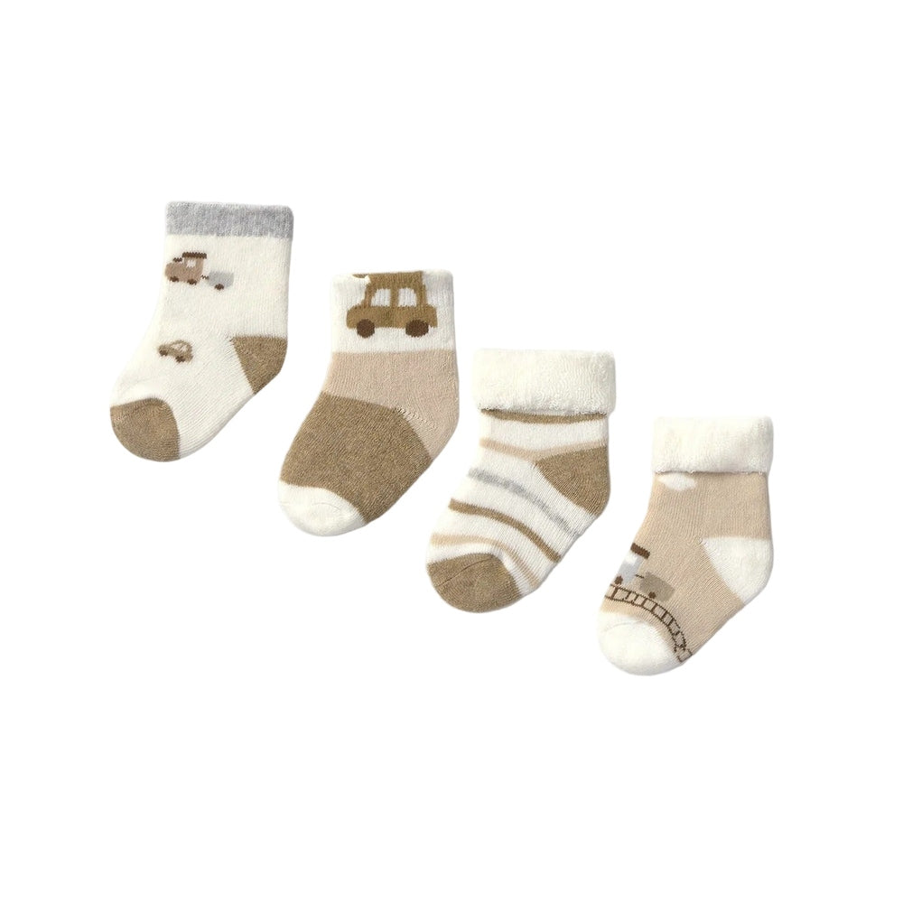 Mayoral Newborn 4-Pack Socks