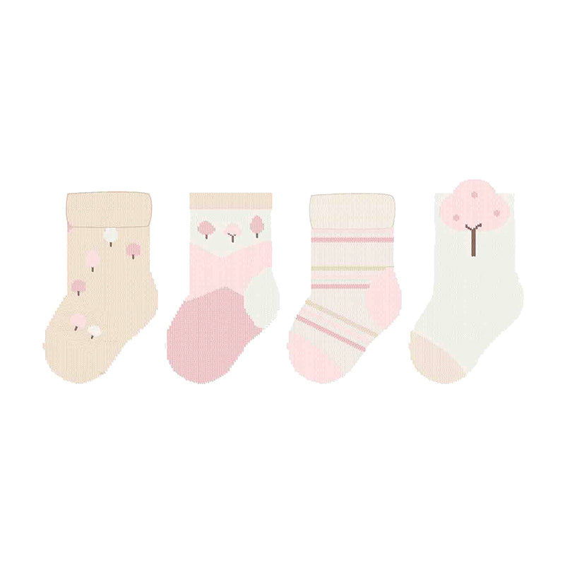 Mayoral Newborn 4-Pack Socks