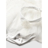 Mayoral Newborn Tulle Romper With Headband Champagne
