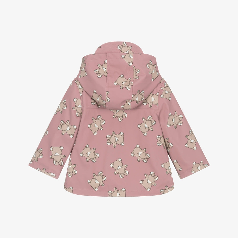 Mayoral Teddy Bear Raincoat Pink