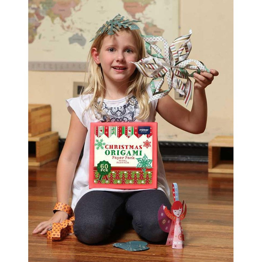 Mideer Christmas Origami Paper Pack