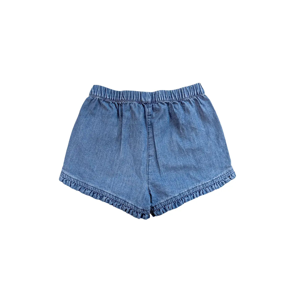Miles The Label Girl Shorts Woven Blue Denim