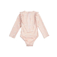 Miles The Label Long Sleeve Swimsuit Pink