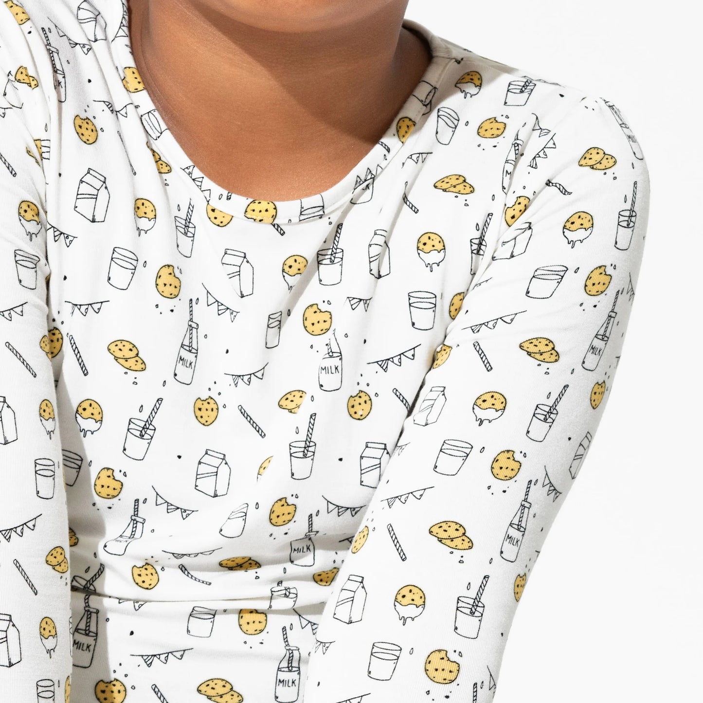BELLABU BEAR MILK AND COOKIES ORIGINAL BAMBOO KIDS PAJAMAS - baby enRoute