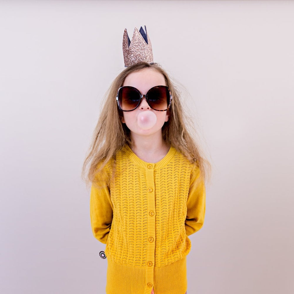 Mimi & Lula Glitter Crown Alice Gold