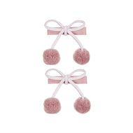 Mimi & Lula Pom Cherries Clips Heather