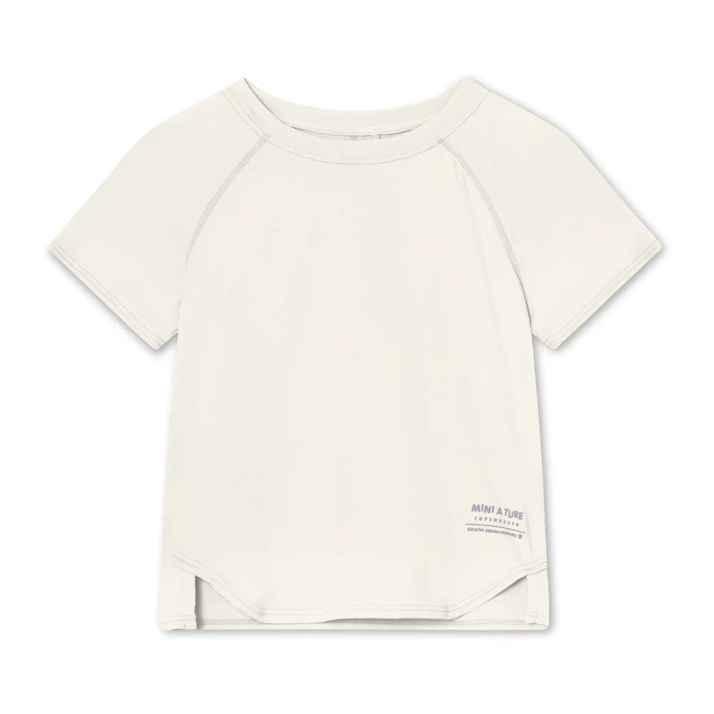 Mini A Ture Matbjergi T-Shirt Grs Papyrus White