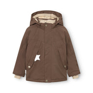 Mini A Ture Matvalonso Fleece Lined Winter Jacket Grs Chestnut Brown