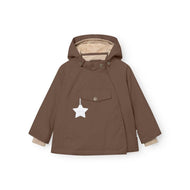 Mini A Ture Matwang Fleece Lined Winter Jacket Grs Chestnut Brown