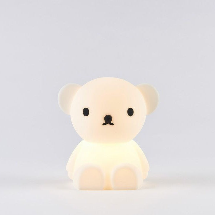 Mr Maria Boris bear night light in cream with a warm ambient glow