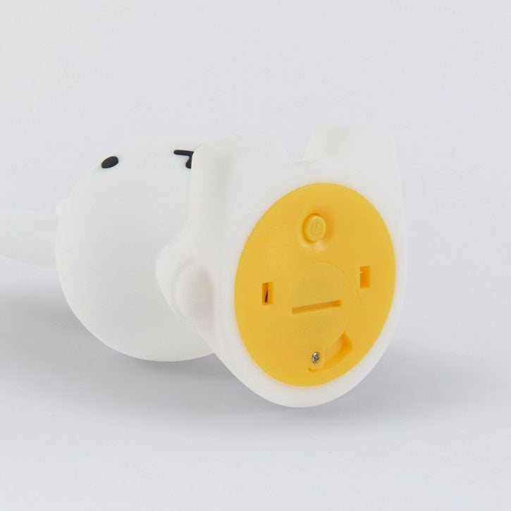 Mr Maria Boris night light bundle, white body with yellow plug, cozy ambient lighting