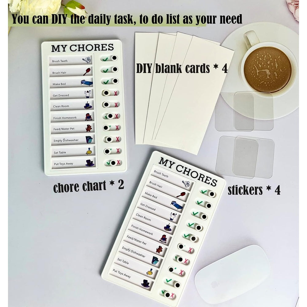My Chores Checklist Daily Schedule Board (2pc)