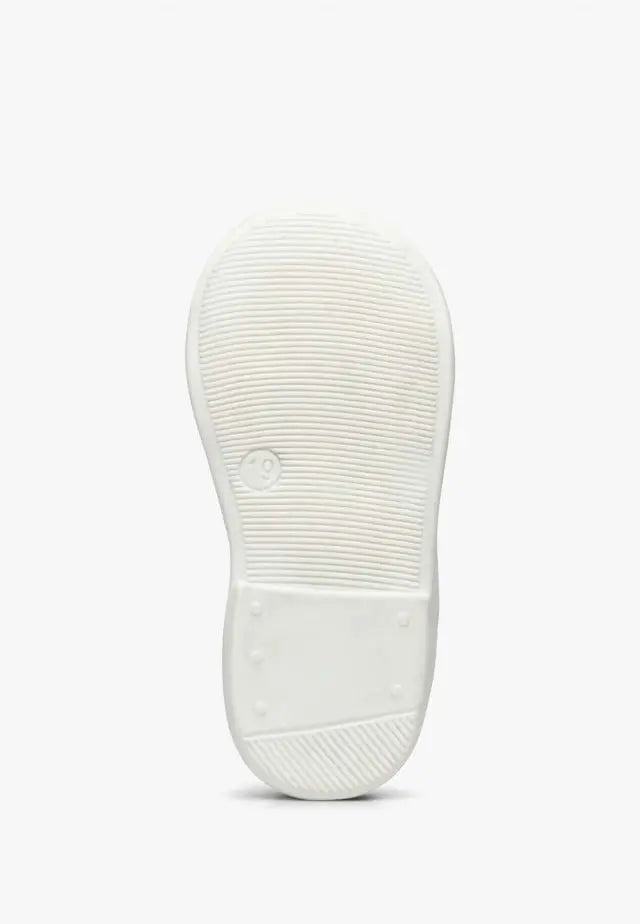 Naturino Ballet Leather Ballerinas With Bow White
