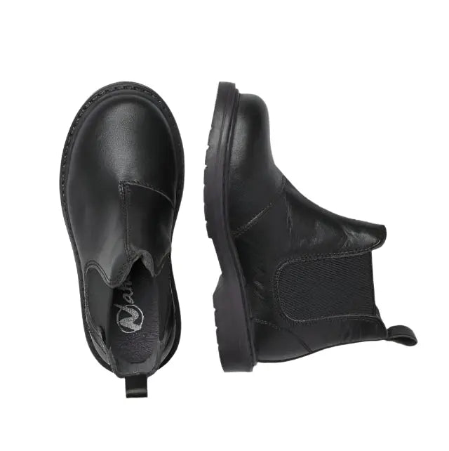 Naturino Piccadilly Chelsea Calfskin Boots Black