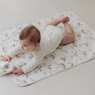 NEST DESIGNS ORGANIC COTTON WATERPROOF CHANGE PAD SAHARA SKY SMALL