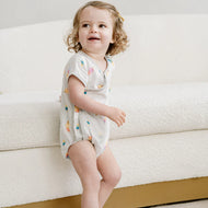 NEST DESIGNS BAMBOO SHORT SLEEVE KIMONO ONESIE SUMMER POPS