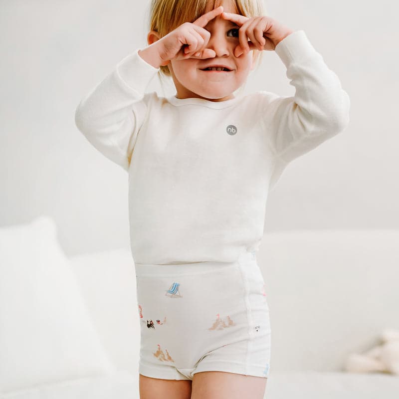 NEST DESIGNS BAMBOO GIRLS BOY SHORT UNDERWEAR (2 PACK) DOGGY DAY - baby enRoute