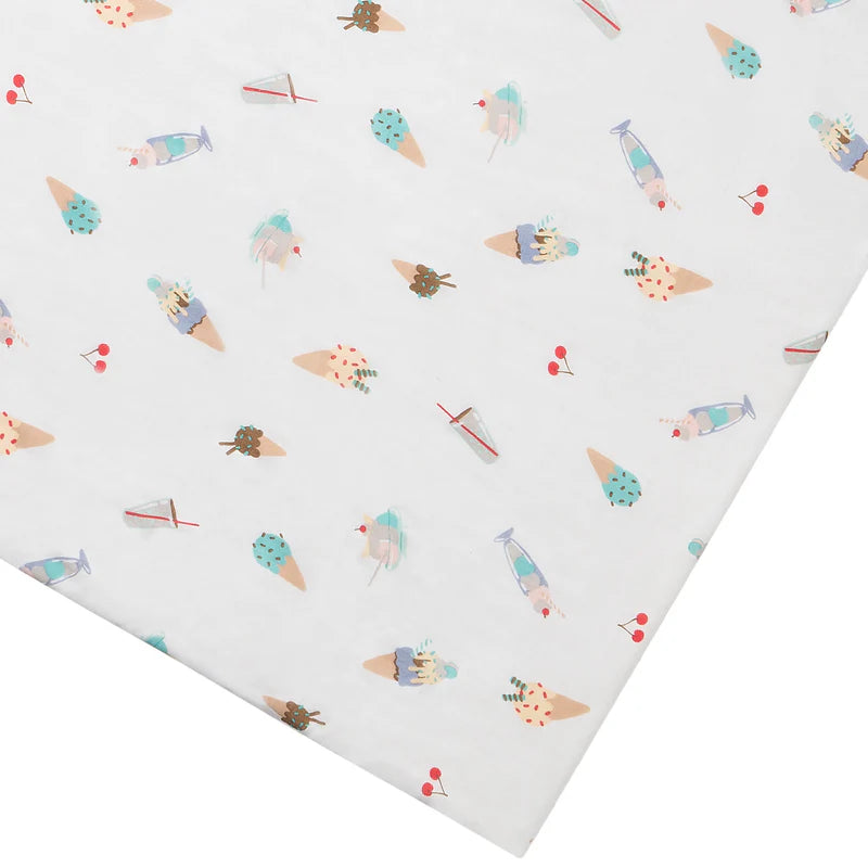 NEST DESIGNS BAMBOO CRIB SHEET ICE CREAM SUMMER
