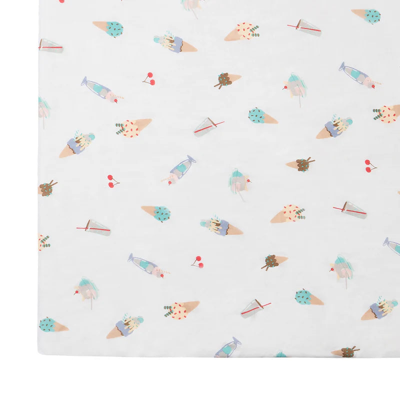 NEST DESIGNS BAMBOO CRIB SHEET ICE CREAM SUMMER