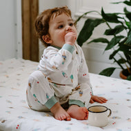 NEST DESIGNS BAMBOO CRIB SHEET ICE CREAM SUMMER