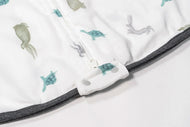 Nest Designs 0.23 Tog Bamboo 3/4 Sleeve Sleep Bag The Tortoise & The Hare