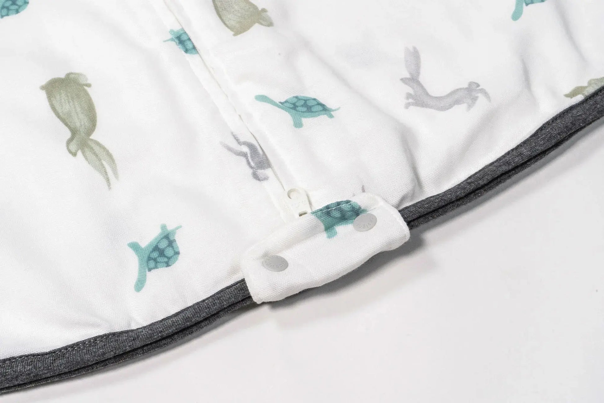 Nest Designs 0.23 Tog Bamboo 3/4 Sleeve Sleep Bag The Tortoise & The Hare