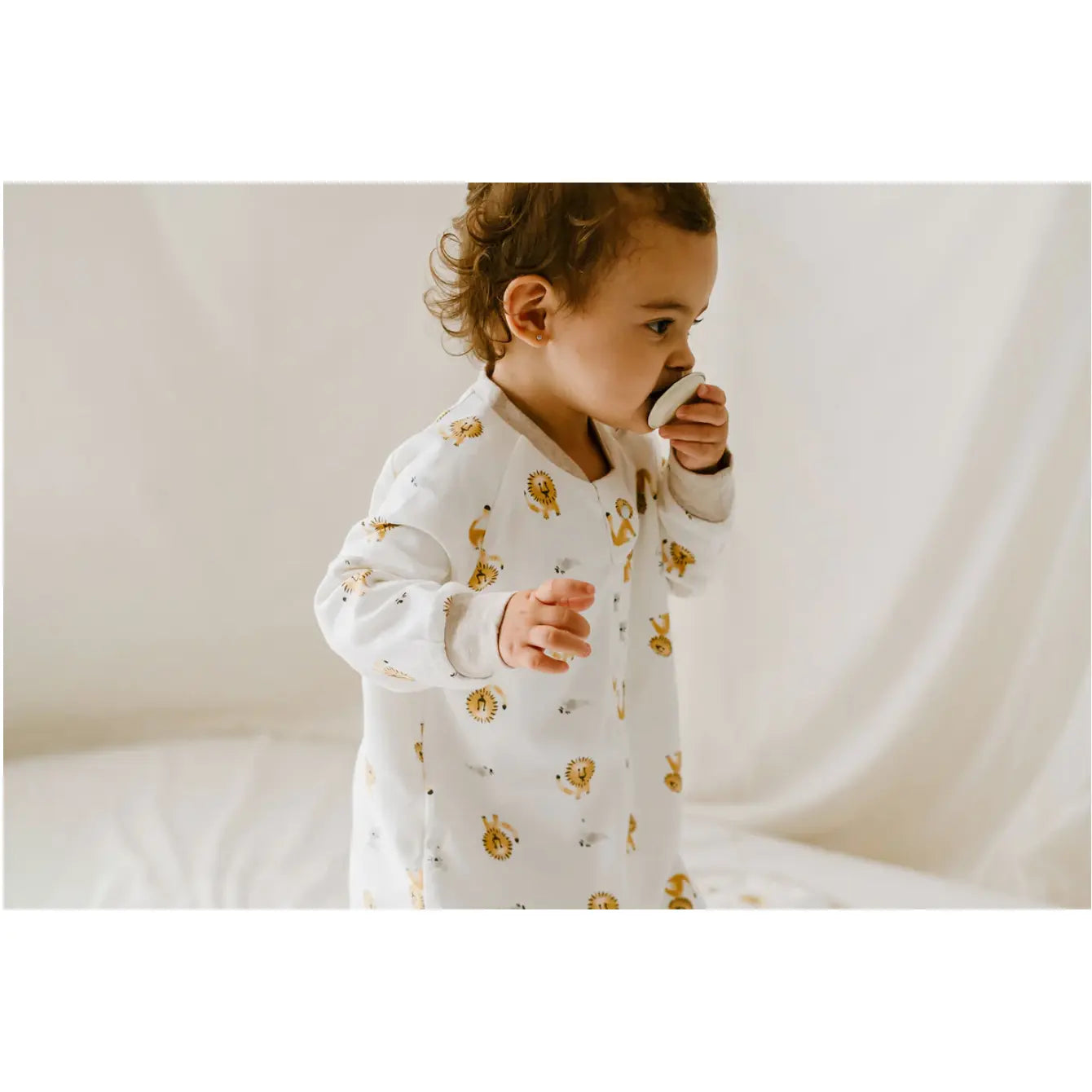 NEST DESIGNS AVOCADO BAMBOO LONG SLEEVE FOOTED SLEEP BAG 1.0 TOG THE LION & THE MOUSE - baby enRoute