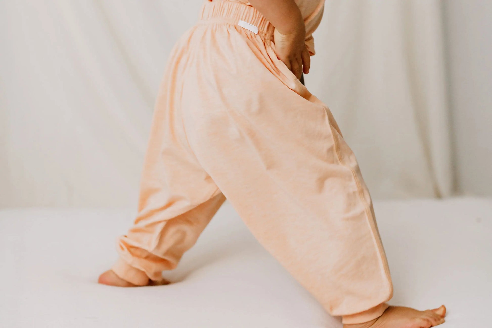 Nest Designs Bamboo Jersey Harem Pants Pantone Bellini