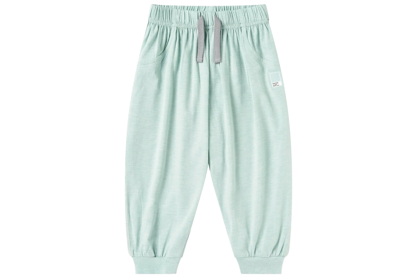 NEST DESIGNS BAMBOO JERSEY HAREM PANTS - PANTONE HARBOR GREY - baby enRoute