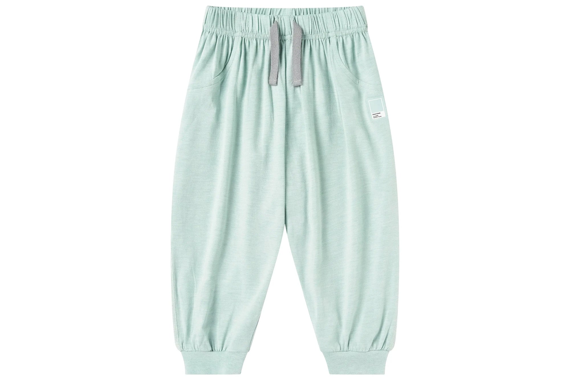Nest Designs Bamboo Jersey Harem Pants Pantone Harbor Grey
