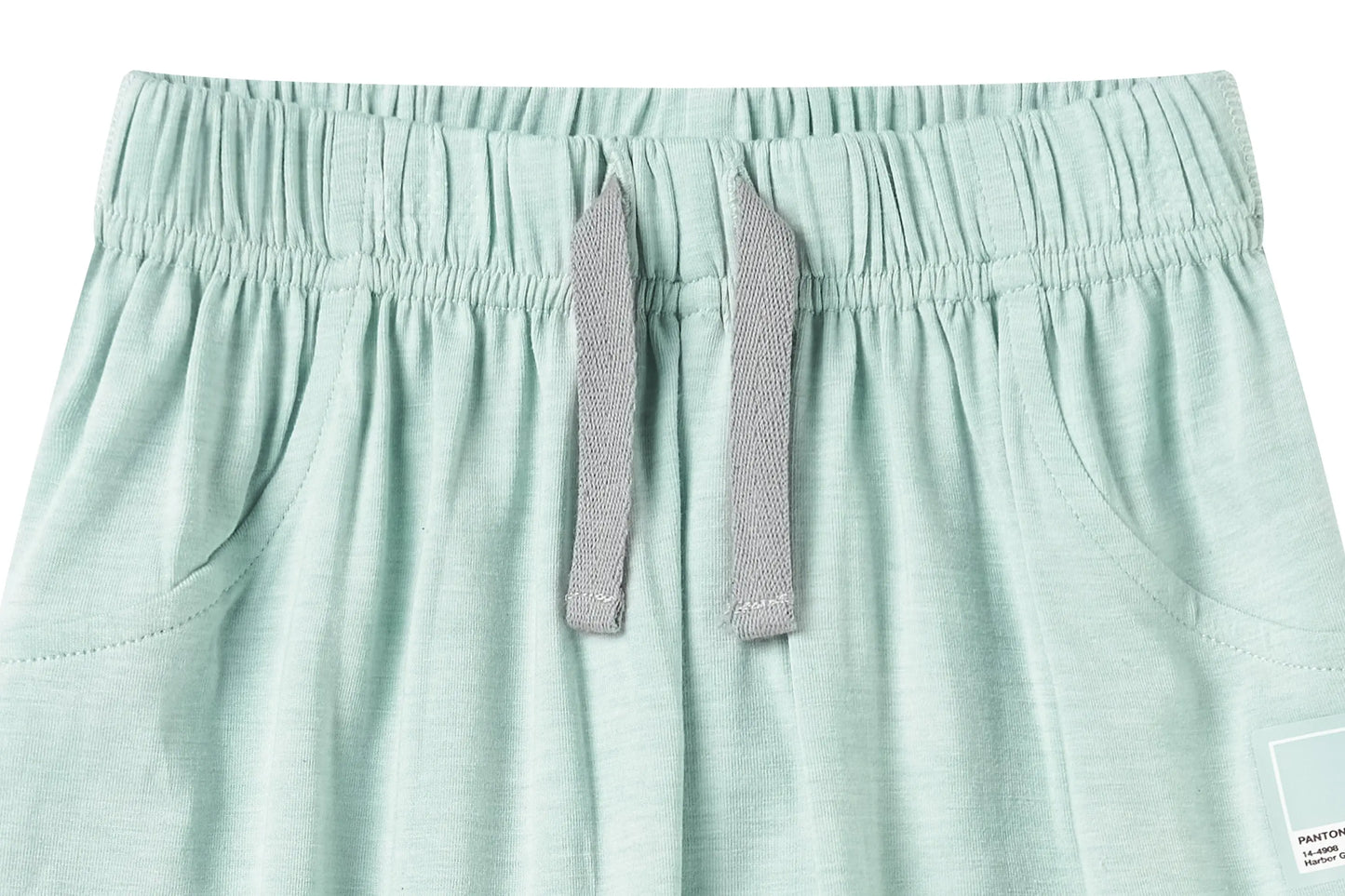 NEST DESIGNS BAMBOO JERSEY HAREM PANTS - PANTONE HARBOR GREY - baby enRoute