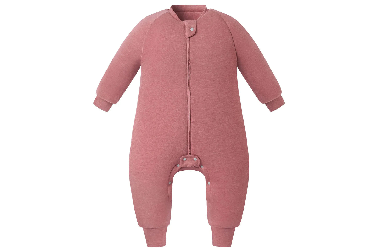 NEST DESIGNS BAMBOO JERSEY LONG SLEEVE FOOTED SLEEP BAG 2.5 TOG - PANTONE FADED ROSE - baby enRoute