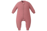 NEST DESIGNS BAMBOO JERSEY LONG SLEEVE FOOTED SLEEP BAG 2.5 TOG - PANTONE FADED ROSE