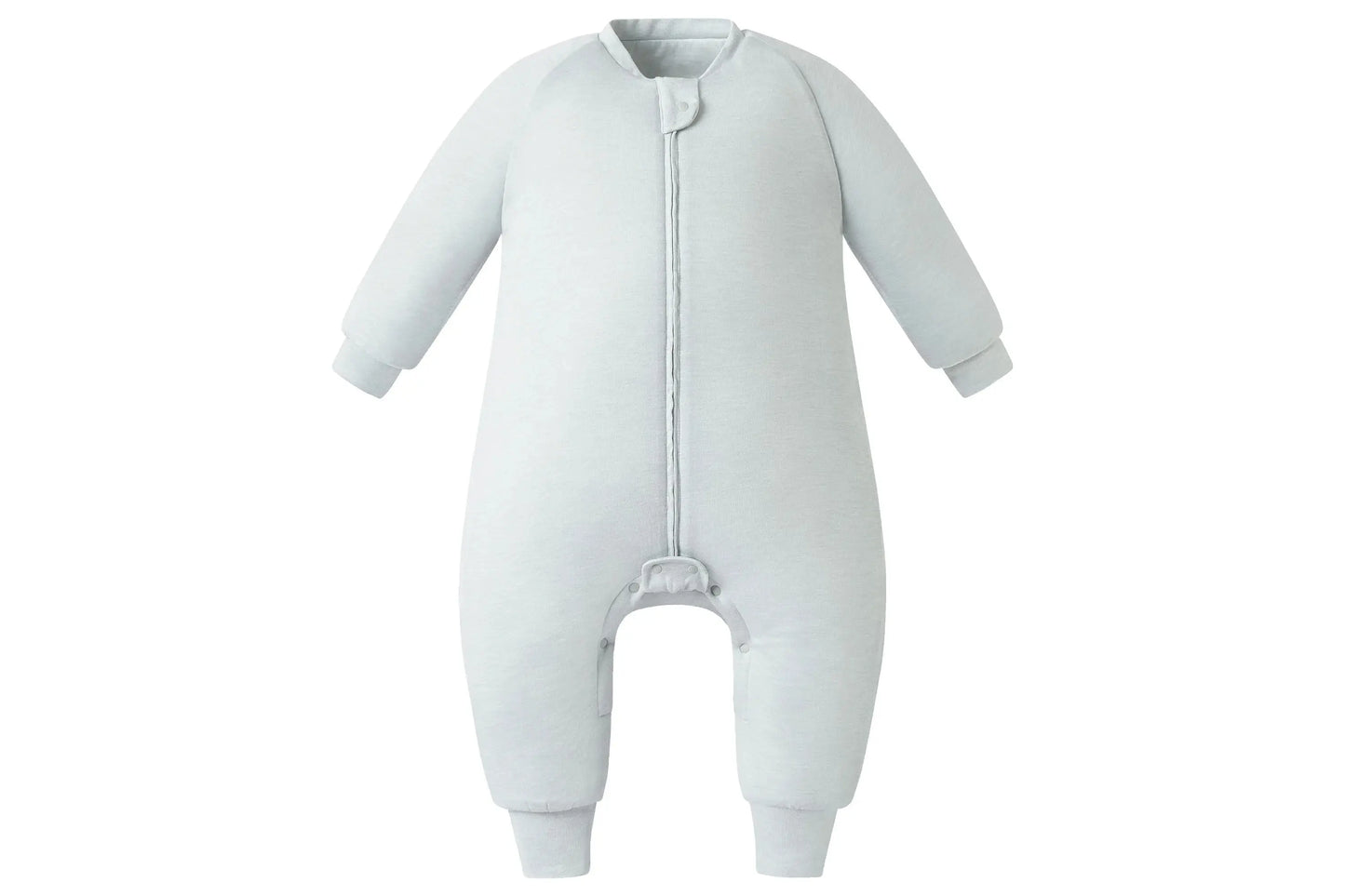 NEST DESIGNS BAMBOO JERSEY LONG SLEEVE FOOTED SLEEP BAG 2.5 TOG - PANTONE ICE FLOW - baby enRoute