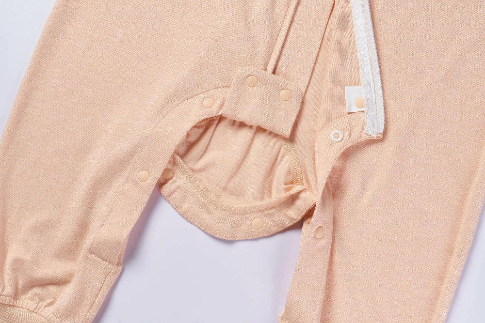 NEST DESIGNS BAMBOO JERSEY SHORT SLEEVE FOOTED SLEEP BAG 0.5 TOG - PANTONE BELLINI - baby enRoute